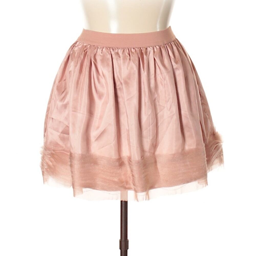 Twelve by Twelve‎ tulle hem dusky rose skirt, large